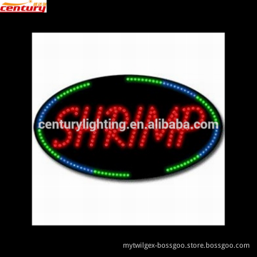 wholesale china factory SHRIMP animated led sign